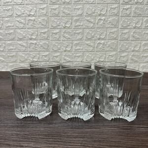 Bormioli Rocco Selecta Crystal Whiskey Rocks Glasses Clear Barware Tumblers VTG